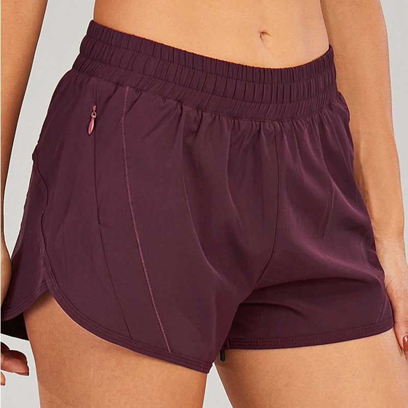 Filhot™ Quick Dry Workout Shorts With Zipper Pockets