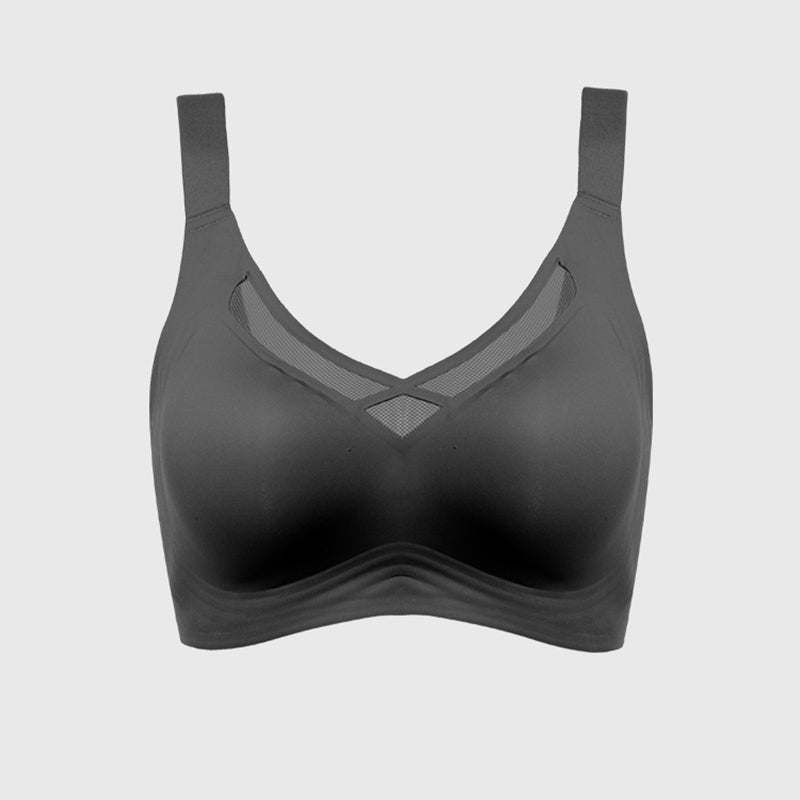 Filhot™ Low V Crossover Design Naked Feeling Seamless Bra Up To DDD