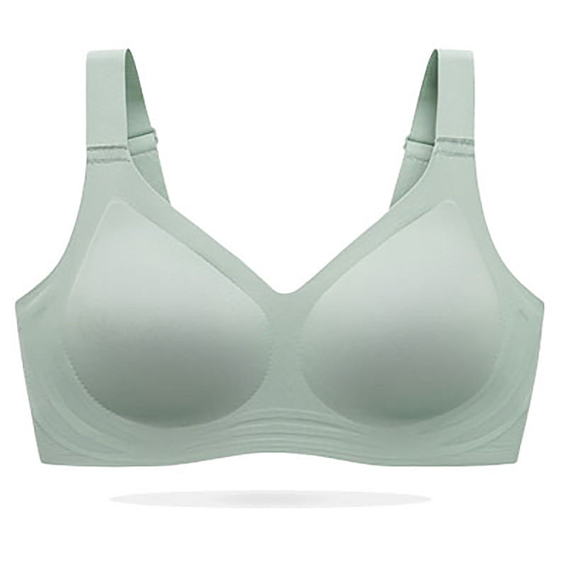 Filhot™ Lycra® V-Neck Push Up Seamless Bra Up To DDD