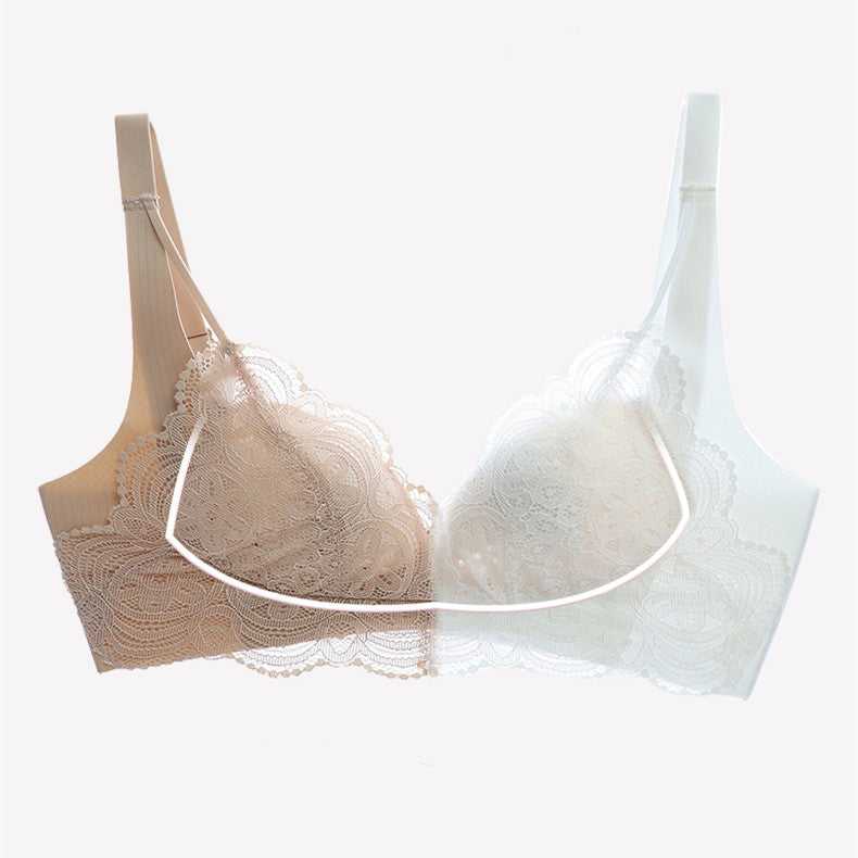 Filhot™ Wireless Lace Breathable Bra For Cup DD - DDD