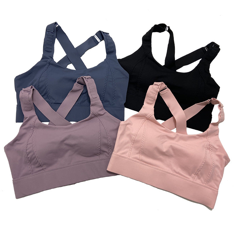 Filhot™ X-Back Mesh Sports Bra Up to 5XL