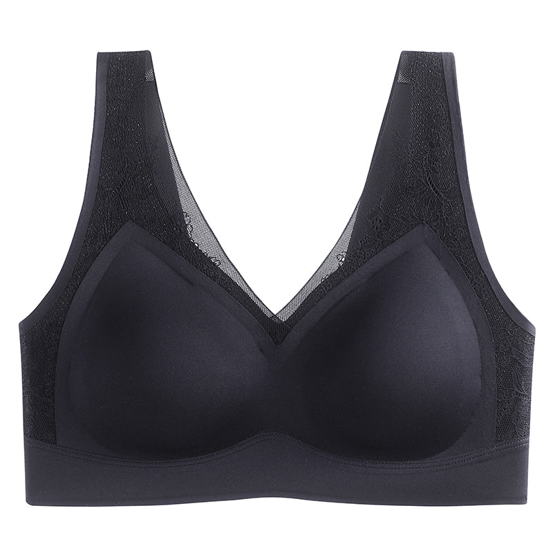 Filhot™ Lace Seamless Push Up Bra Up to DDD