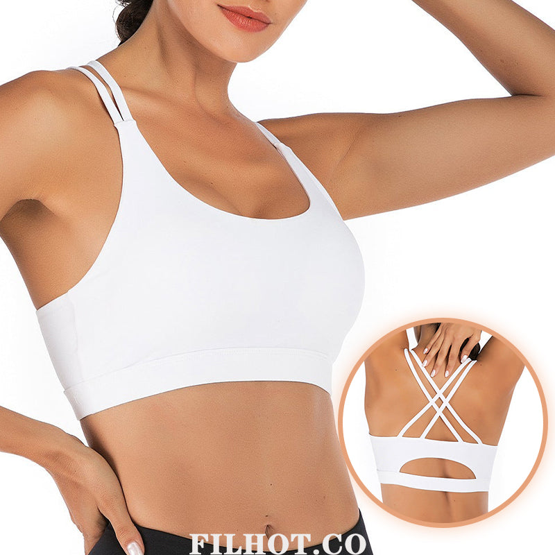 Filhot™ X-Back Design Sports Bra Up To 2XL